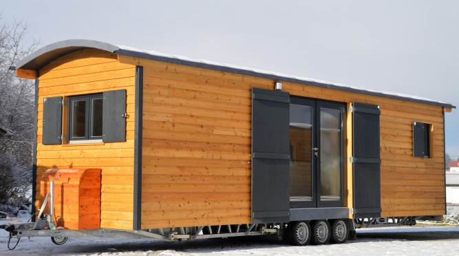 Tiny House als mobile Wohnung in Irland